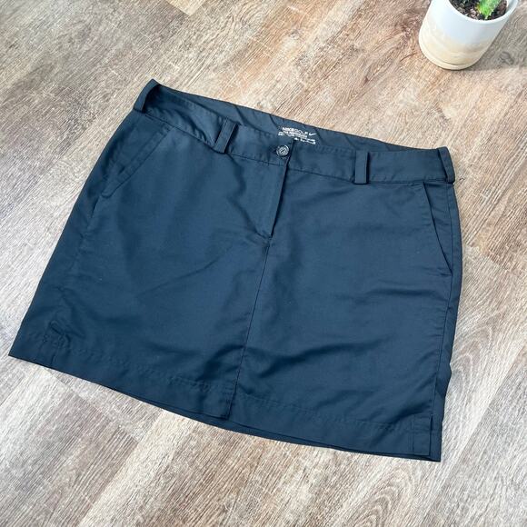 Nike Golf Tour Performance Dri Fit Womens Skort Black - Picture 2 of 5